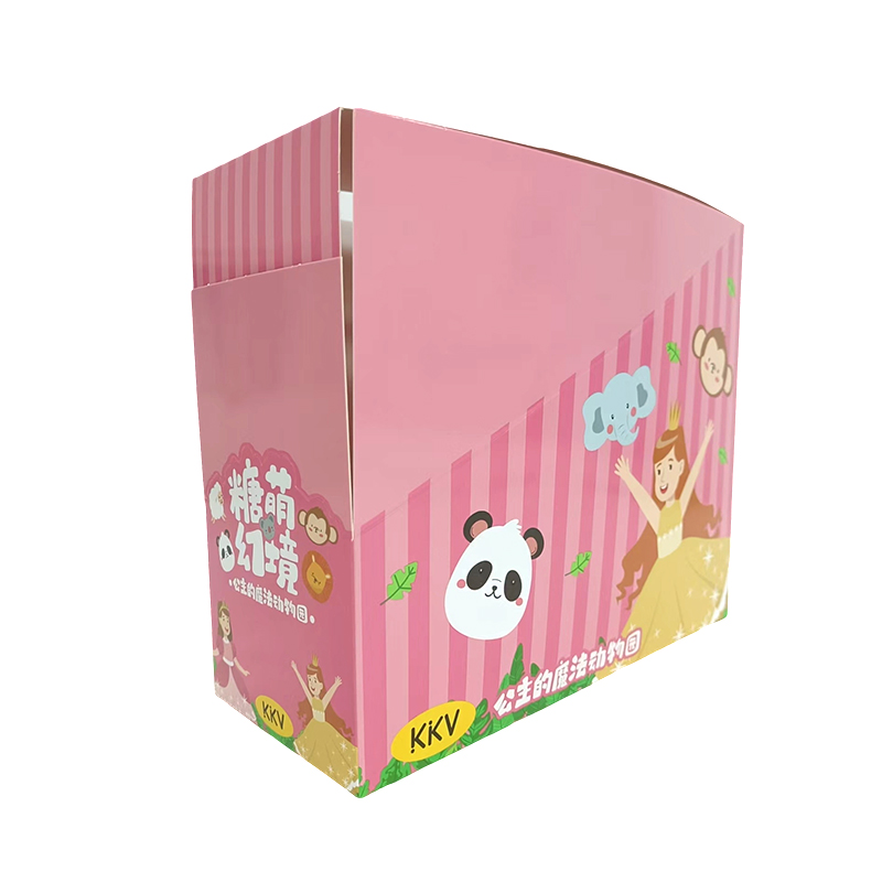 400g de impressão em cartão branco e re-crisneamento, Lollipop PDQ Paper Display Box