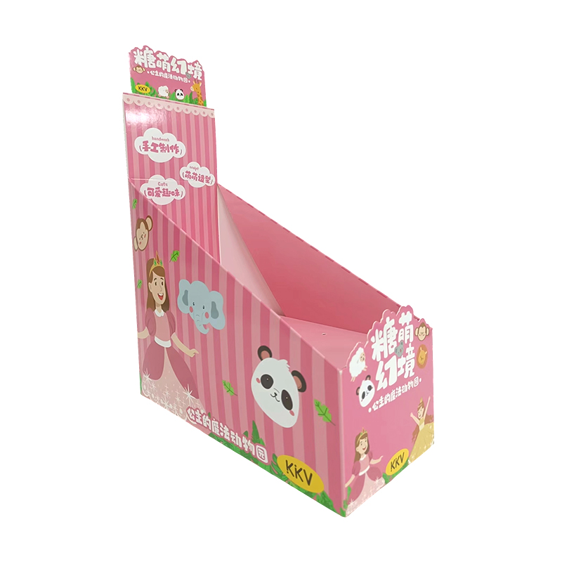 400g de impressão em cartão branco e re-crisneamento, Lollipop PDQ Paper Display Box