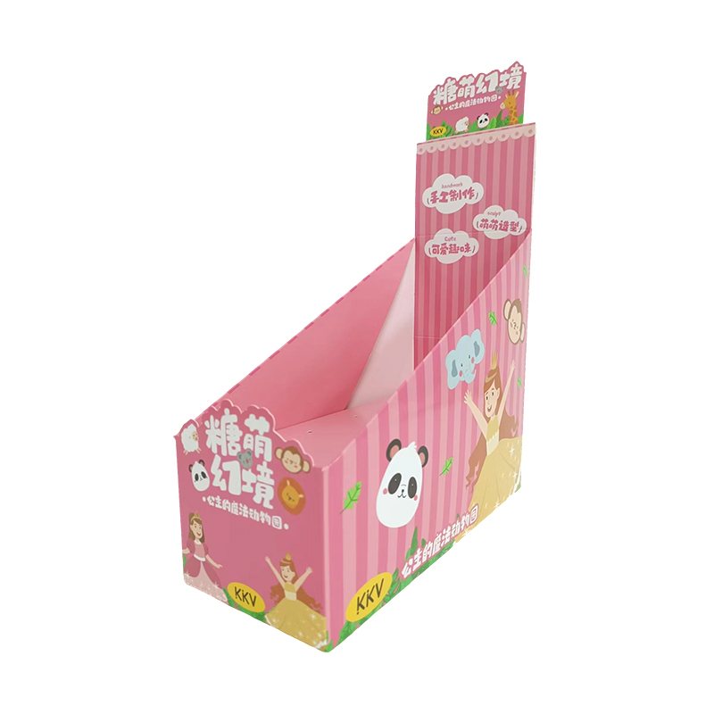 400g de impressão em cartão branco e re-crisneamento, Lollipop PDQ Paper Display Box